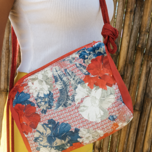 Bolsa Zaika Brasil Artesanal Transversal Ajustável