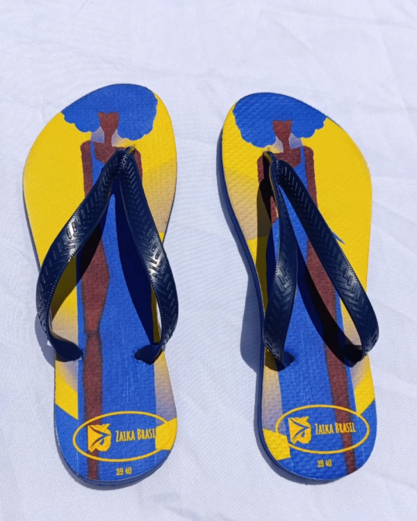 Chinelo Zaika Brasil - Estilo E Conforto Estampado