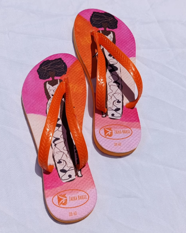 Chinelo Zaika Brasil - Estilo E Conforto Estampado - Imagem 2