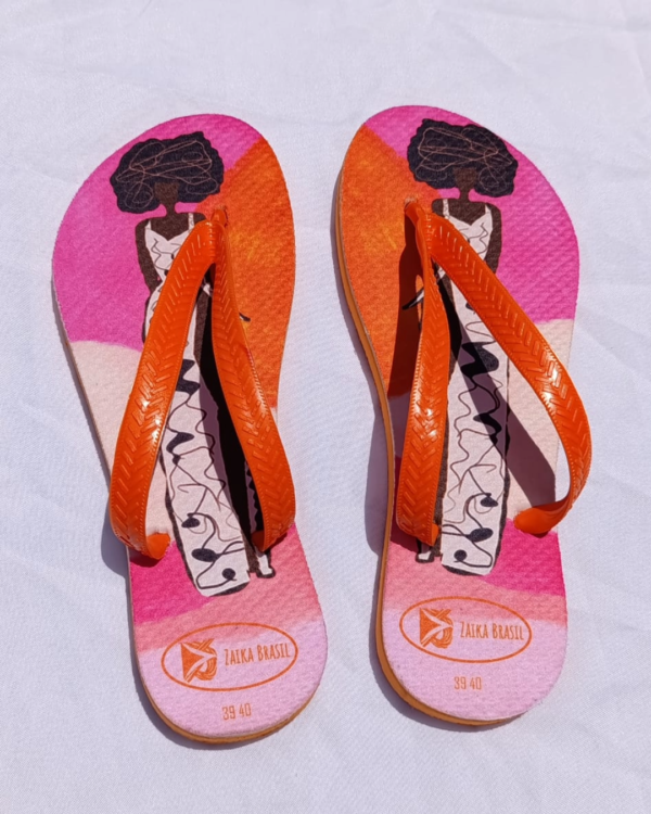 Chinelo Zaika Brasil - Estilo E Conforto Estampado