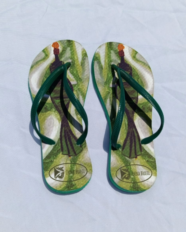 Chinelo Zaika Brasil - Estilo E Conforto Estampado