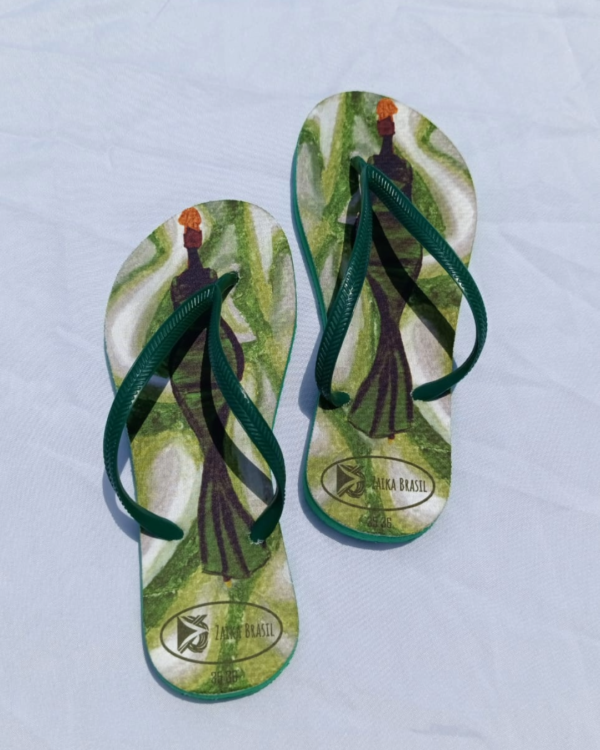 Chinelo Zaika Brasil - Estilo E Conforto Estampado - Imagem 2