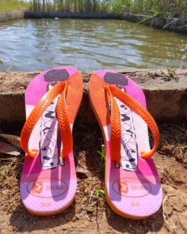 Chinelo Zaika Brasil - Estilo E Conforto Estampado - Imagem 3