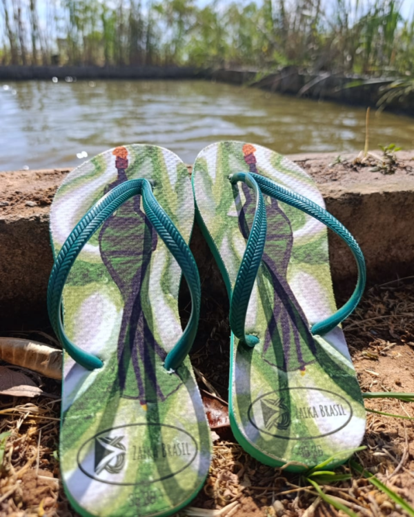 Chinelo Zaika Brasil - Estilo E Conforto Estampado - Imagem 3