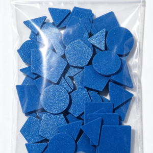 Kit Formas Geométricas De Eva Azul 50unidades